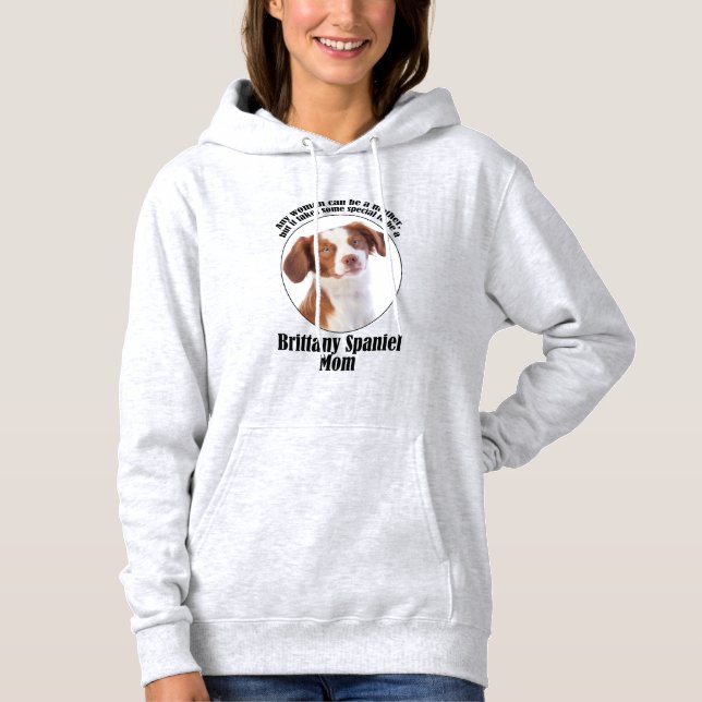 Brittany Spaniel Mum Hoodie (Front)
