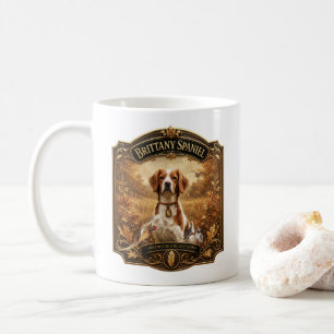 Brittany Spaniel , Passion for Birds Coffee Mug