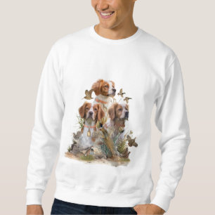 Brittany Spaniel , Passion for Birds Sweatshirt