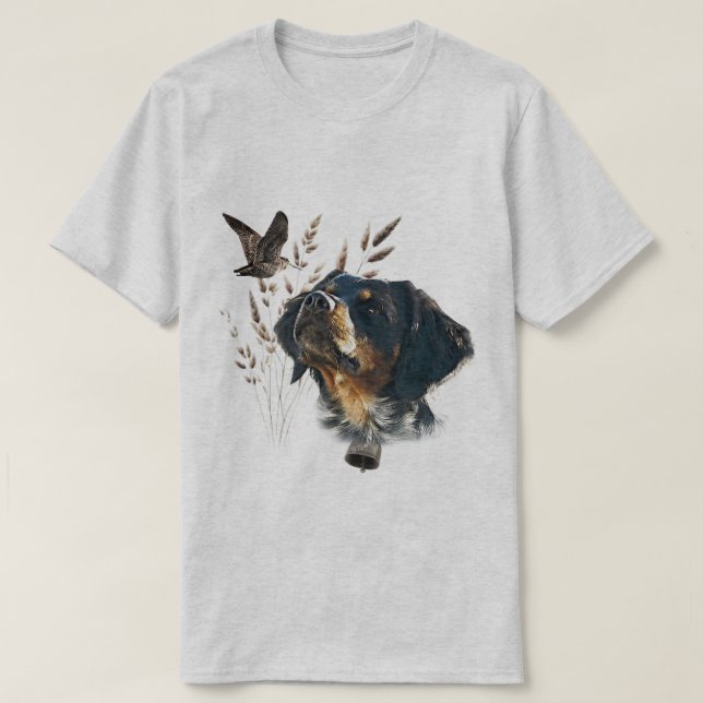 Brittany Spaniel , Passion for Birds T-Shirt (Design Front)