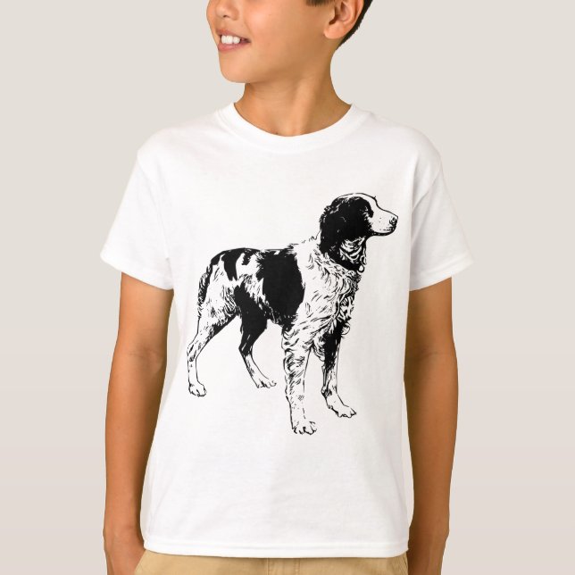 brittany spaniel T-Shirt (Front)