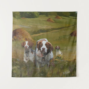 Brittany Spaniel  Tapestry