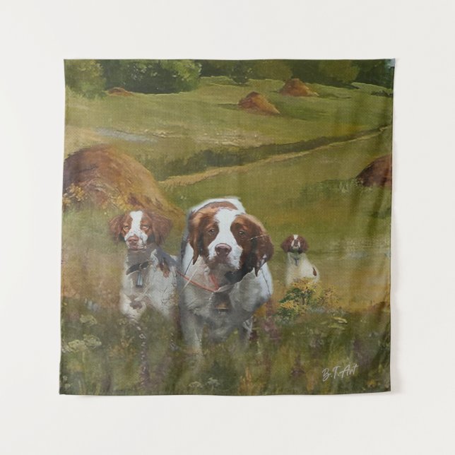 Brittany Spaniel  Tapestry (Front)