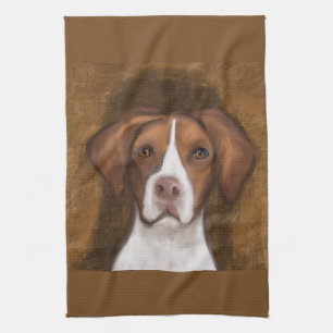 Brittany  Spaniel  Tea Towel