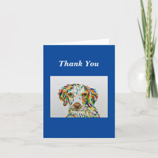 Brittany Spaniel Thank You Card