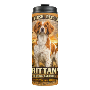 Brittany Spaniel Thermal Tumbler