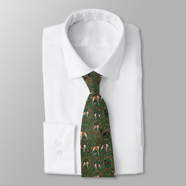 Brittany Spaniel  Tie (Tied)