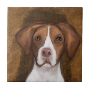 Brittany  Spaniel  Tile