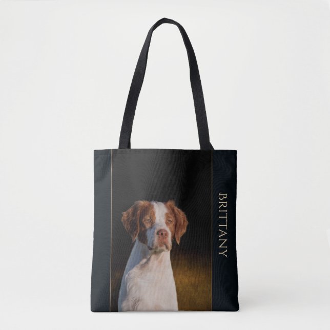 Brittany Spaniel Tote (Front)