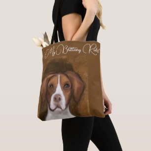 Brittany  Spaniel  Tote Bag