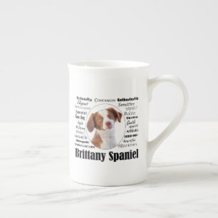 Brittany Spaniel Traits Bone China Mug