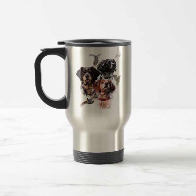 Brittany Spaniel Travel Mug (Left)
