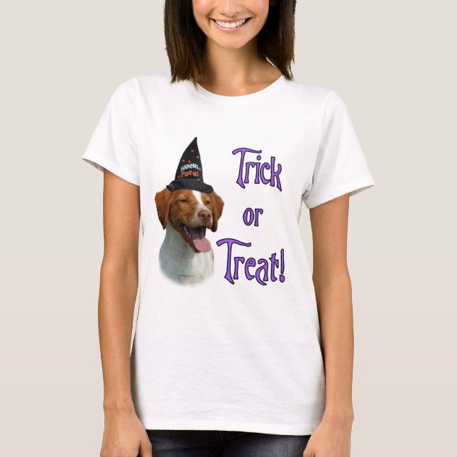 Brittany Spaniel Trick T-Shirt (Front)