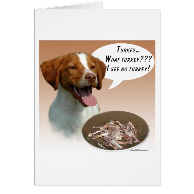 Brittany Spaniel Turkey (Front)