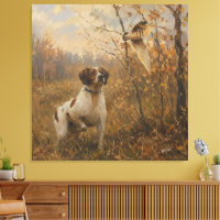 Brittany Spaniel – Woodcock Hunting Art