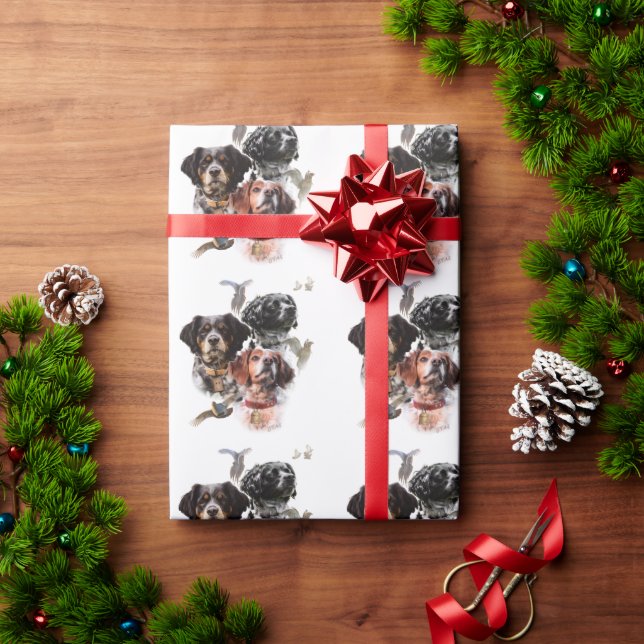 Brittany Spaniel Wrapping Paper (Holiday Gift)