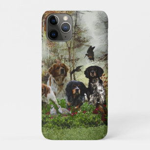  Brittany Spaniels,   Bird Hunting       Case-Mate iPhone Case
