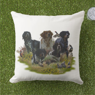 Brittany Spaniels, Bird Hunting Cushion