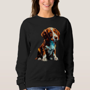 Brittany Springer Puppy Dog Pop Art Sweatshirt