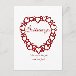 Brittany True Love Postcard
