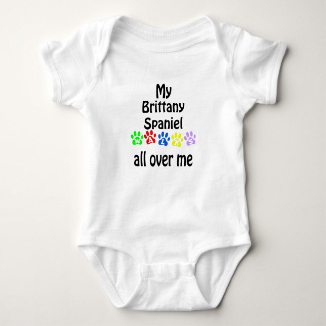 Brittany Walks Design Baby Bodysuit (Front)