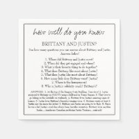 Brittany What Do You Know Fun Wedding Reception