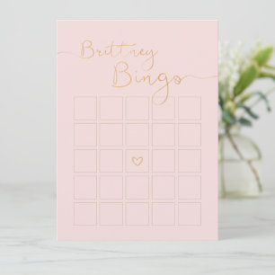 Brittney Bingo Invitation