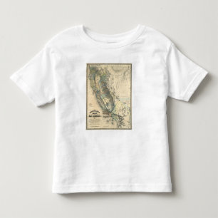 Britton and Rey's Map of California Toddler T-Shirt