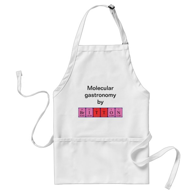 Britton periodic table name apron (Front)