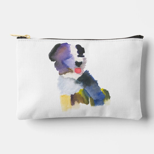 Brix the Pup makeup accessory bag (Front)