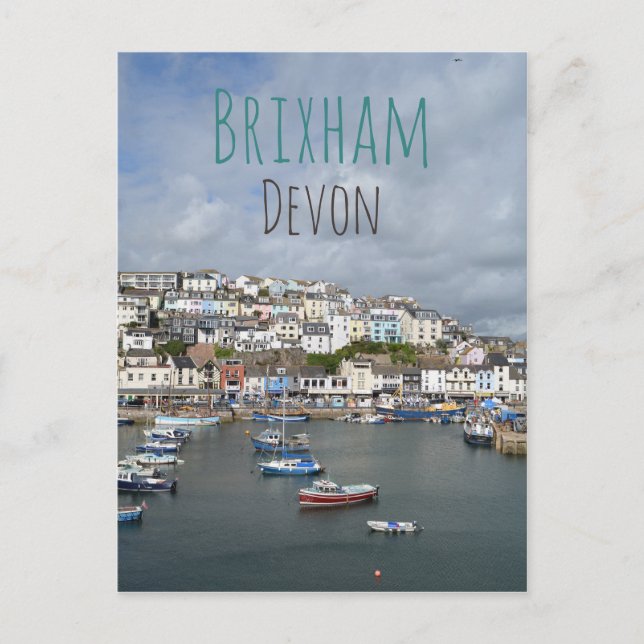 Brixham, Devon Postcard (Front)
