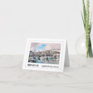 Brixham Harbour, Devon Card