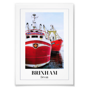 Brixham Harbour, English Riviera, Devon Photo Print