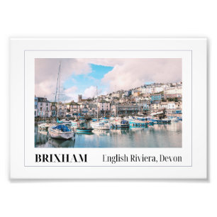 Brixham Harbour, English Riviera, Devon Photo Print