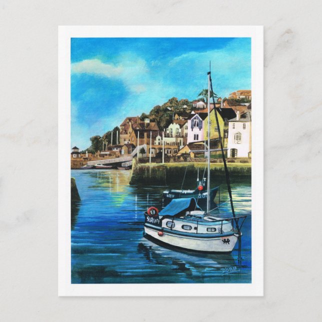 Brixham harbour, South Devon Postcard (Front)