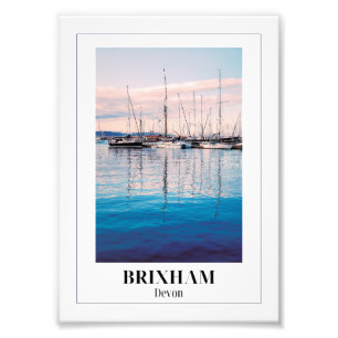 Brixham Marina, English Riviera, Devon Photo Print