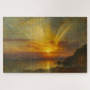 Brixham Sunrise Turner Style Coastal Jigsaw Puzzle