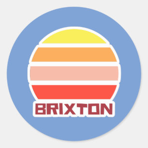 Brixton London Vintage Sunset Sticker
