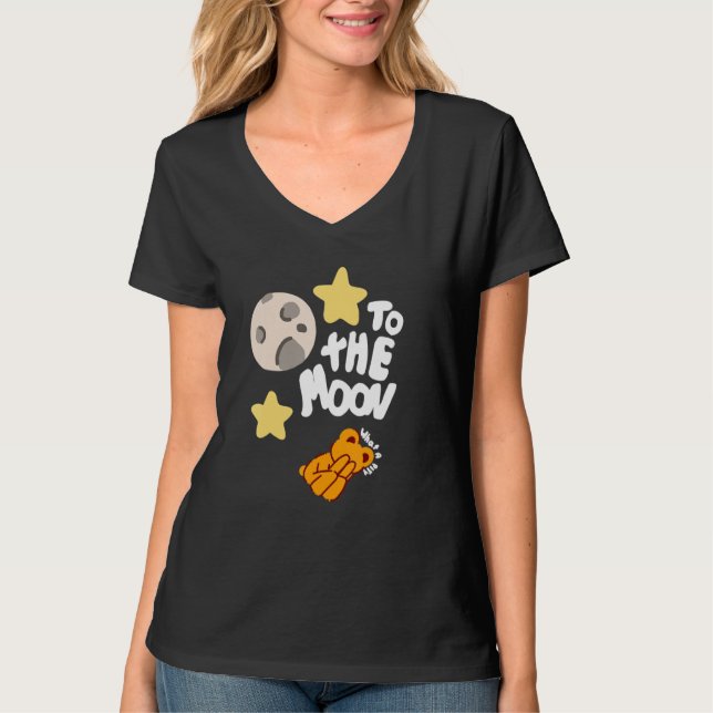 BRKR LetS ViSIt The MOON T-Shirt (Front)