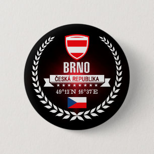 Brno 6 Cm Round Badge