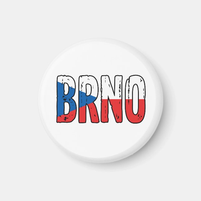 Brno Czech Republic Magnet (Front)
