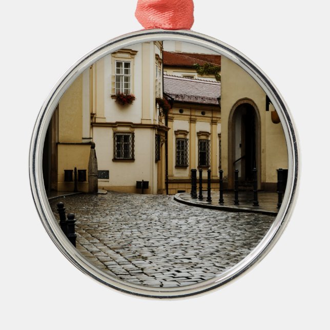 Brno, Czech Republic  Metal Tree Decoration (Front)