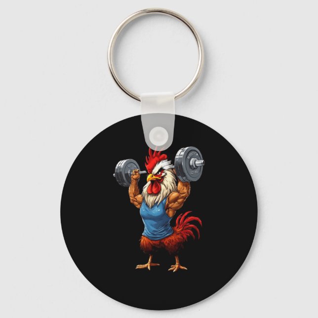 Bro Do You Even Lift Funny Wer Lift Gym Pun  Key Ring (Front)