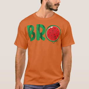 Bro Watermelon Funny Matching Family Summer Fruit T-Shirt