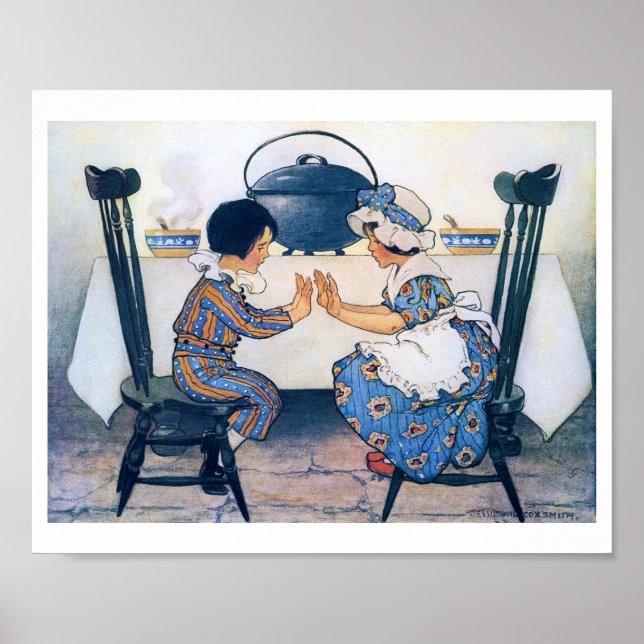 Broad Bean Soup, Jessie Willcox Smith Poster (Front)