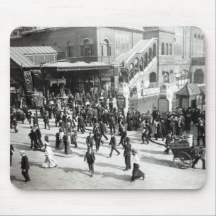 Broad Street Railway Station, London, c.1890 Mouse Pad