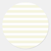 Broad Stripes - White and Beige