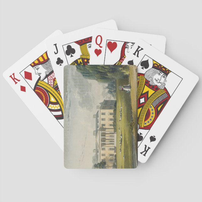 Broadlands, from Ackermann's 'Repository of Arts', Playing Cards (Back)