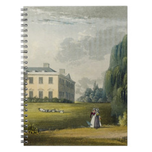 Broadlands, from Ackermann's 'Repository of Arts', Spiral Notebook