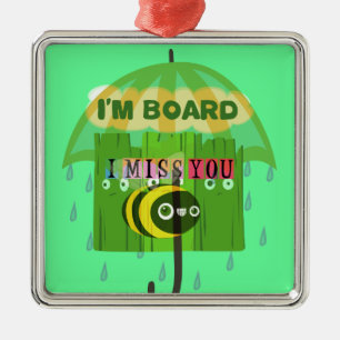 Broadly Speaking I miss You Metal Tree Decoration